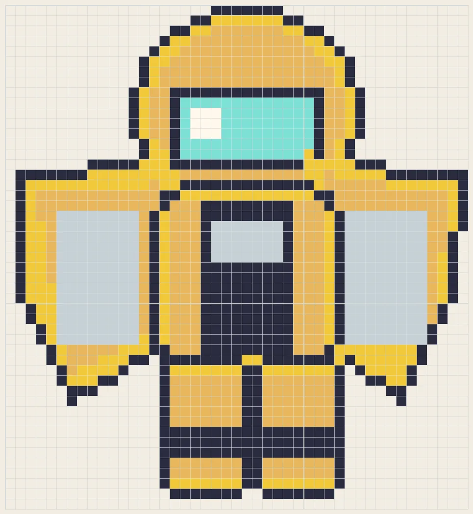 Honey door-wing scout perler bead pattern