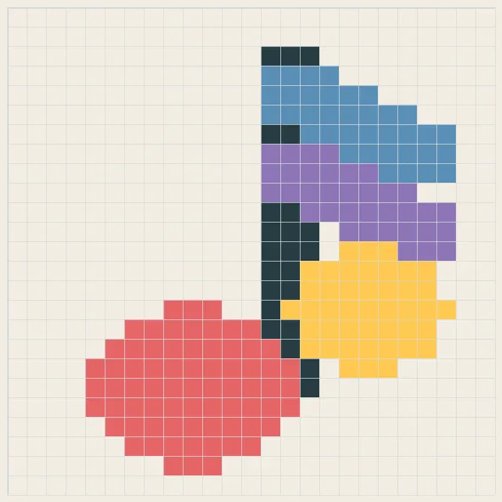 Music note perler bead pattern