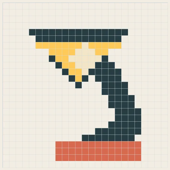 Reading lamp perler bead pattern