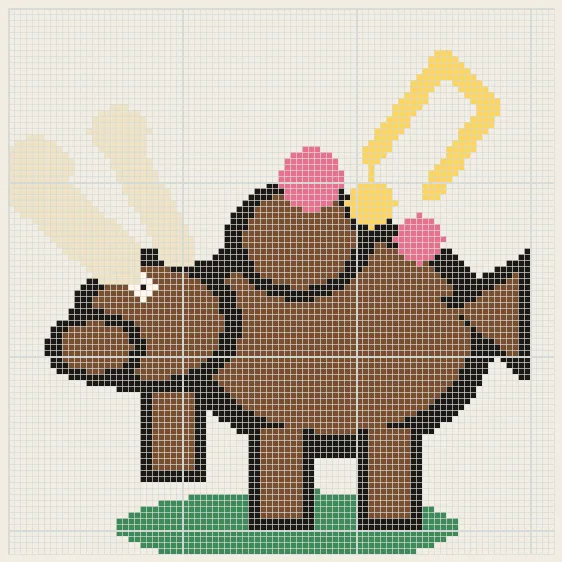 Taurus meadow stars perler bead pattern